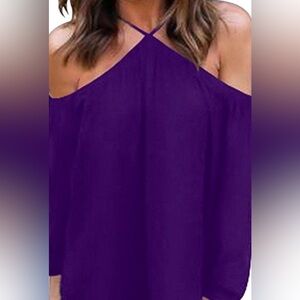 Cold shoulder blouse